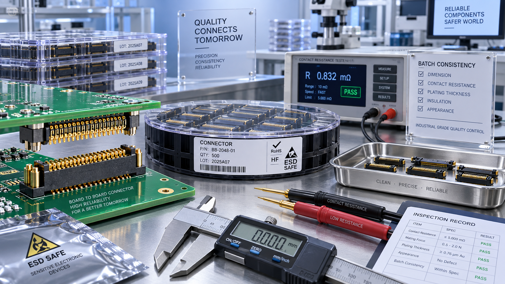 How to assess connector quality when sourcing electronic components in Singapore