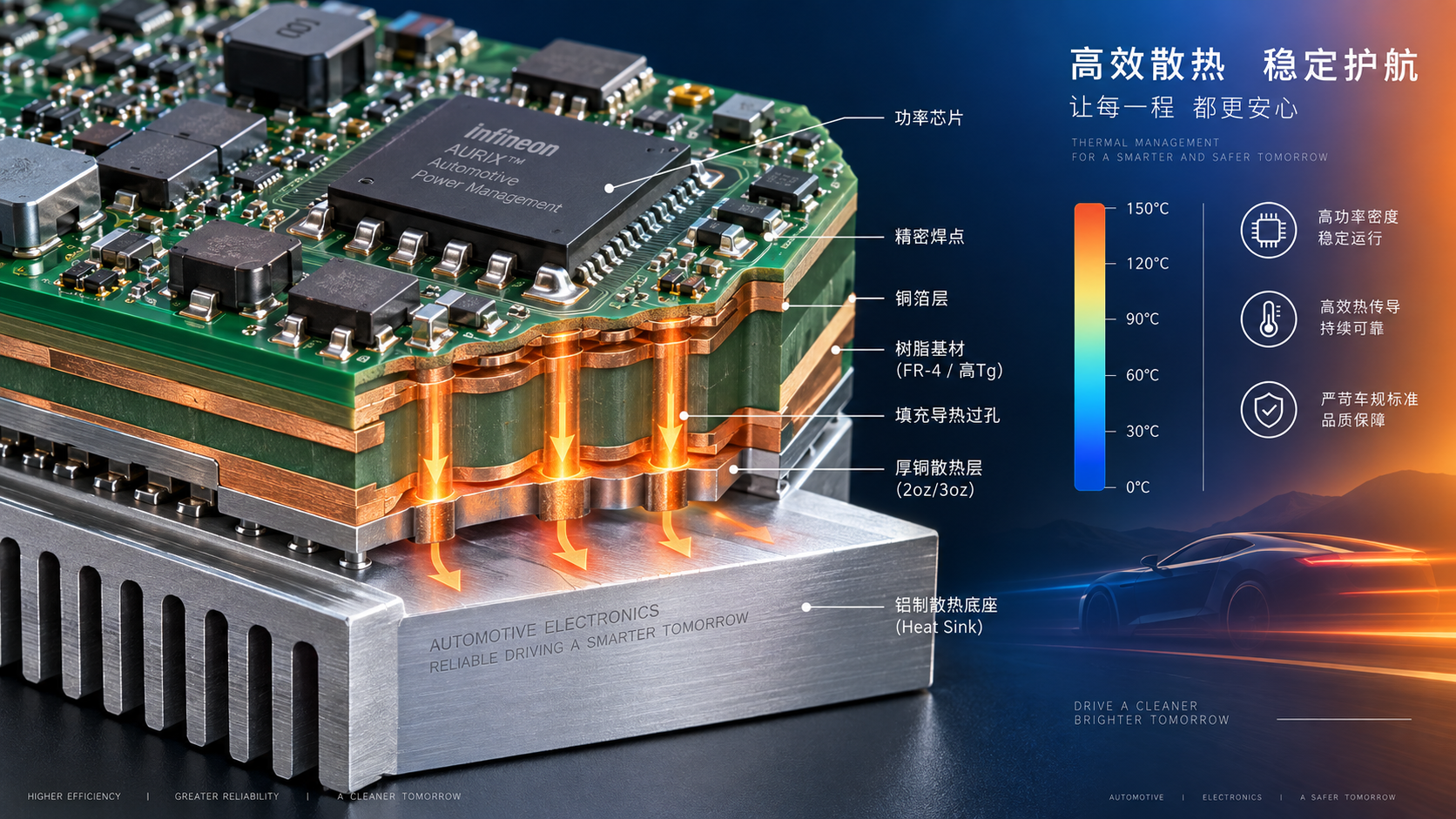 How automotive PCB material selection affects thermal reliability How automotive PCB material selection affects thermal reliability