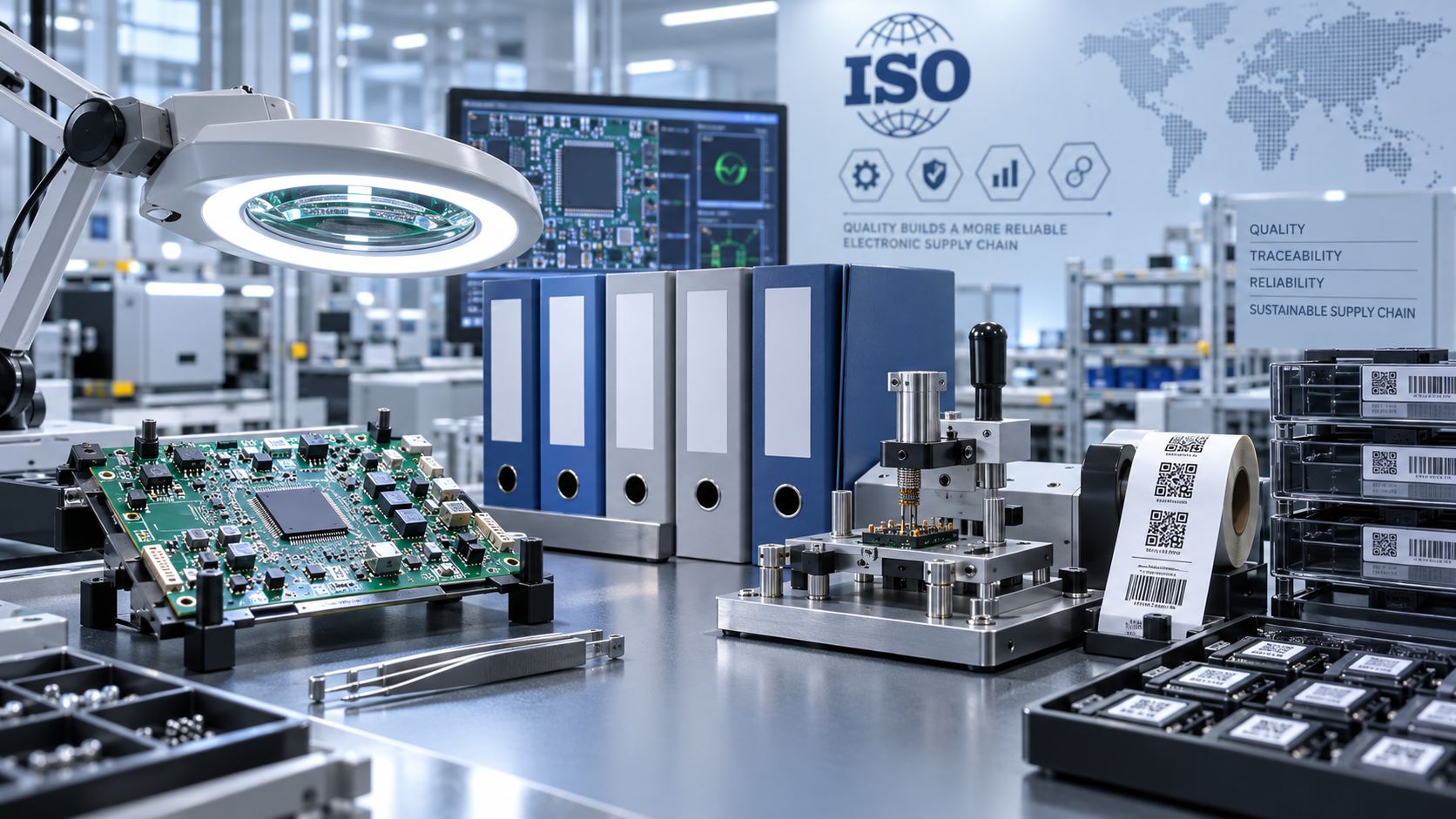 How to verify ISO 9001 certification when sourcing electronics