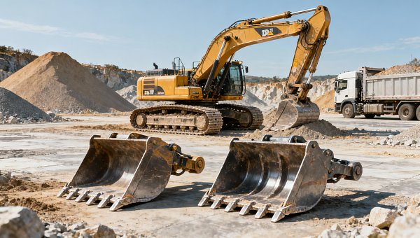 Excavators cost more to run when the wrong bucket is used
