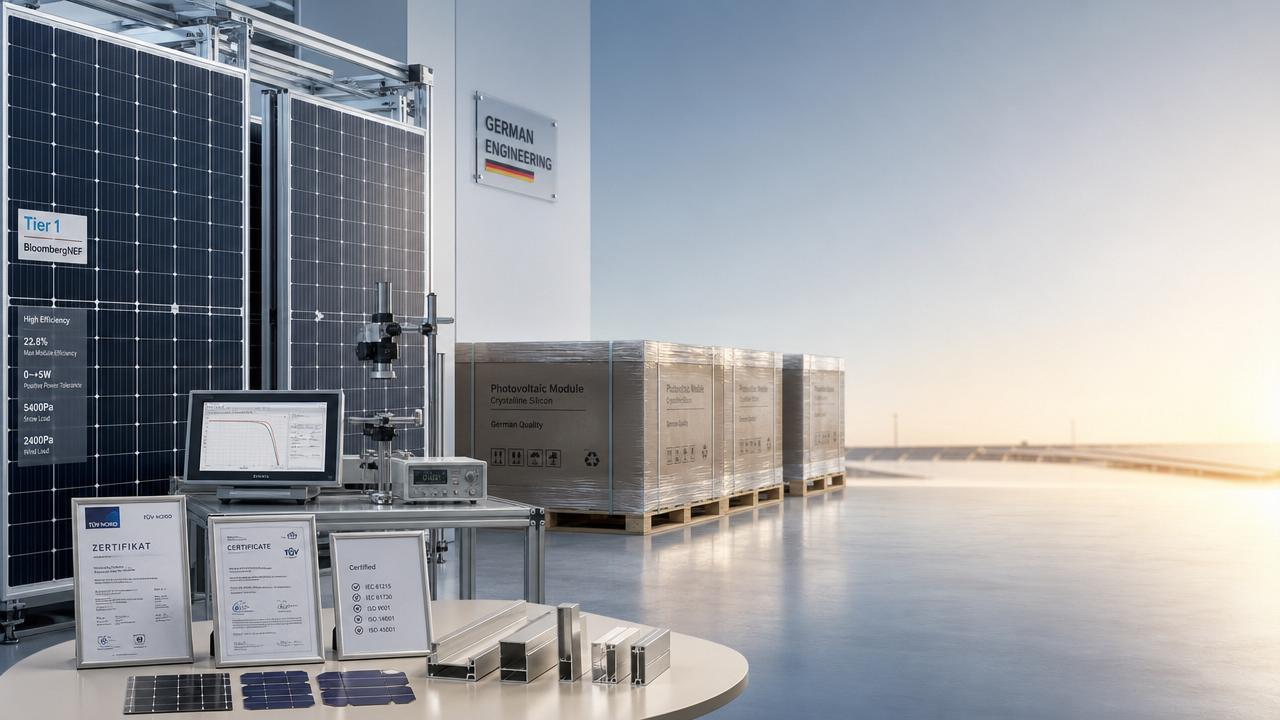 How to compare a photovoltaic solar panels manufacturer in Germany