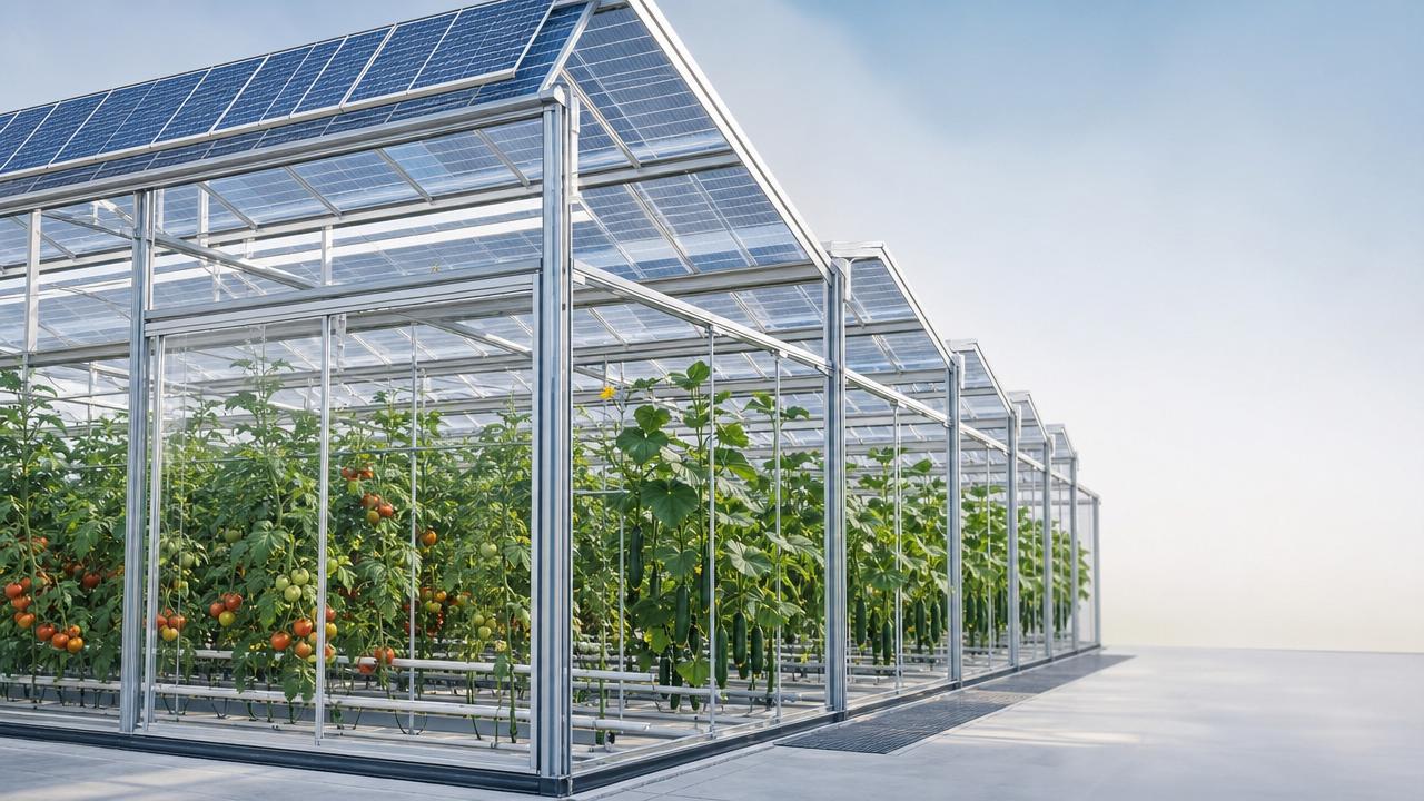 Can Agri-PV Systems Improve Greenhouse Yields Without Overshading?