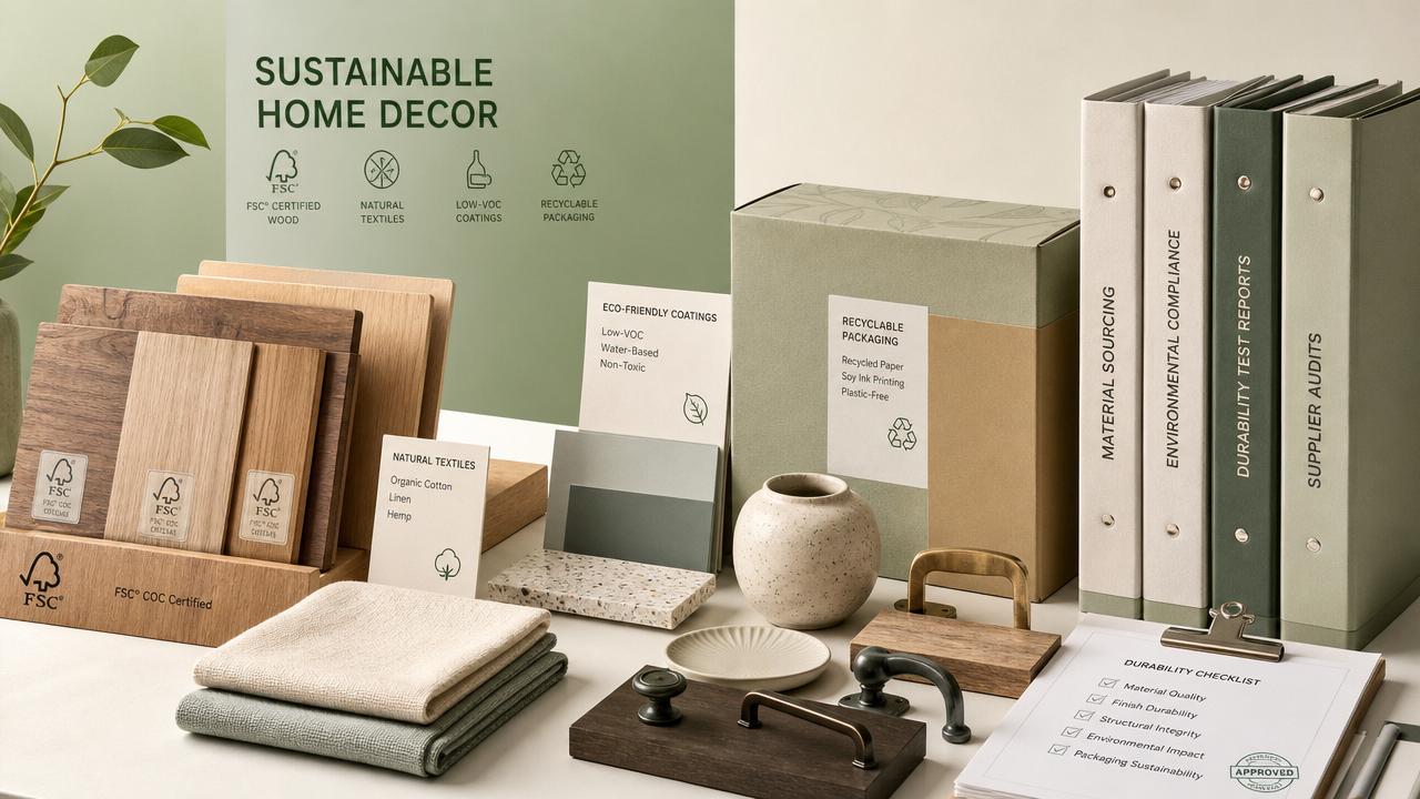 What to check before choosing a sustainable decor maker