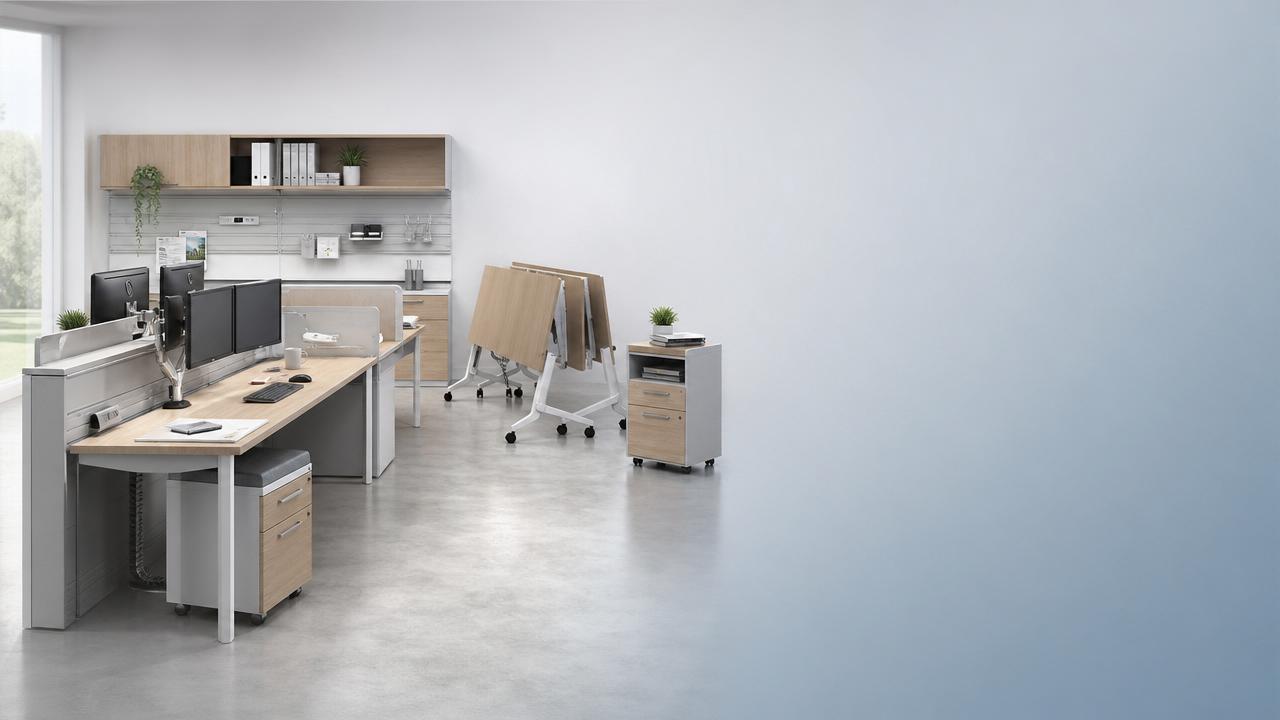 How modern office furniture helps small teams save space
