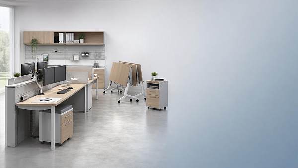 How modern office furniture helps small teams save space