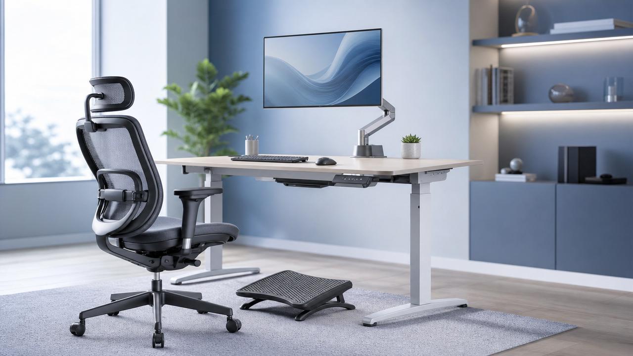 Can ergonomic home office design reduce daily back pain?