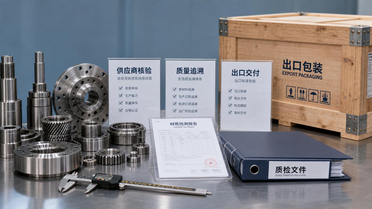 How to verify a machinery parts exporter before ordering