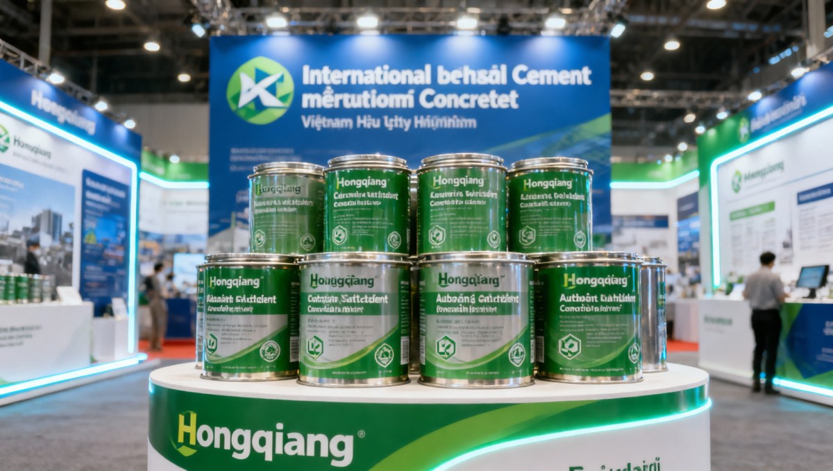 Hongqiang Exhibits Green Concrete Admixtures at Vietnam Cement Expo Hongqiang Exhibits Green Concrete Admixtures at Vietnam Cement Expo