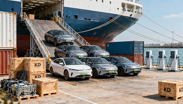 China NEV Car Exports Overtake Petrol Models