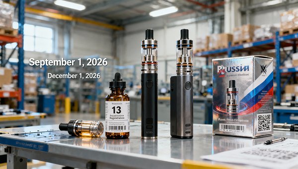 Russia to Require E-Cigarette Digital Labels