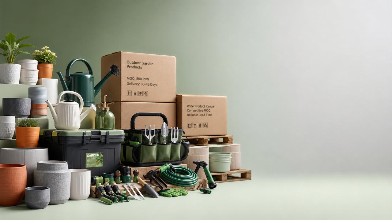 Outdoor Garden Supplies Wholesale: How to Compare MOQ, Lead Times, and Product Range