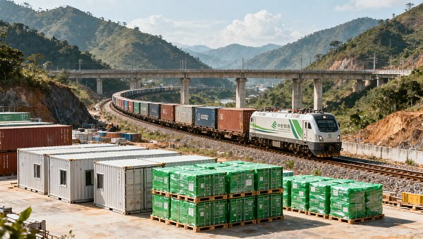 China-Laos Rail Speeds Green Building Shipments