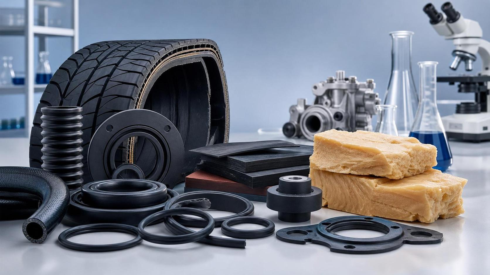 Synthetic Rubbers Explained: Types, Properties, and How They Compare with Natural Rubber
