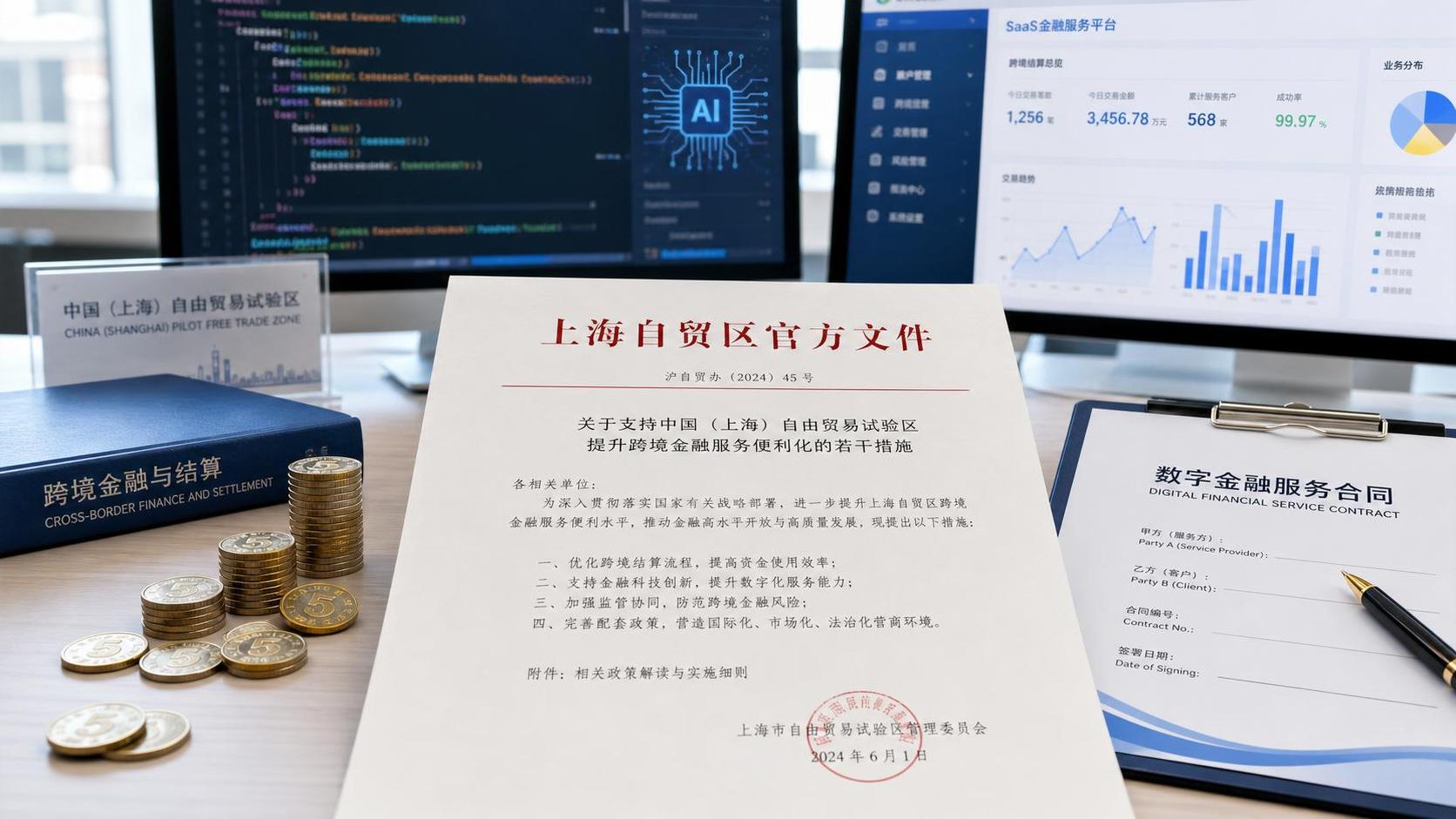 Shanghai FTZ Pilot Backs RMB Settlements for AI and SaaS