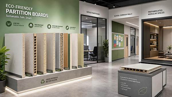 How to Choose Eco Friendly Partition Boards for Offices, Schools, and Prefab Interiors