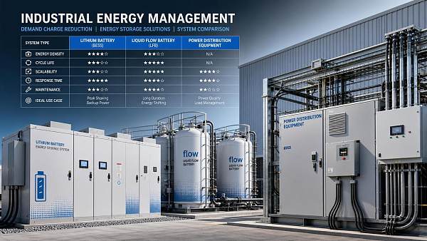 Industrial Energy Storage USA: How to Compare System Types for Demand Charge Reduction