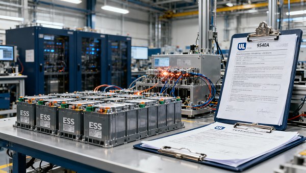 DOE Funding Ties ESS Assembly to UL 9540A Proof