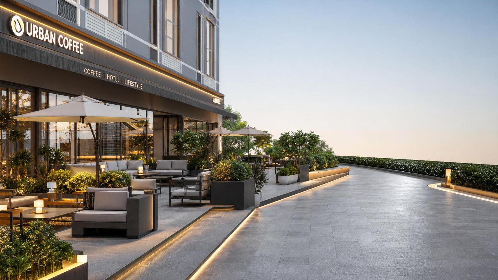 Outdoor Living Design Ideas for Hotels, Cafes, and Commercial Guest Spaces
