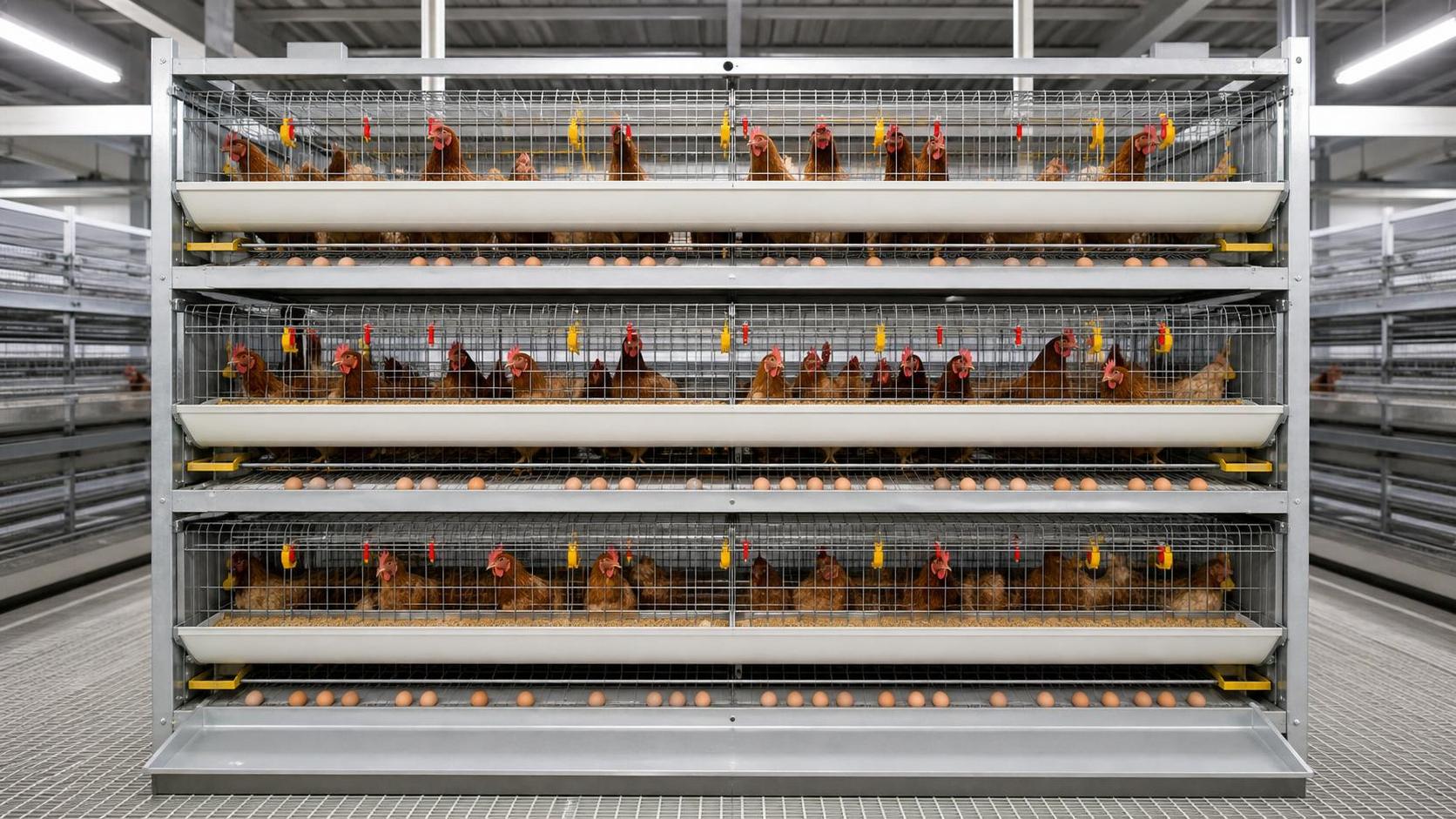 Layer Battery Cage System: Selection, Layout and Farm Use
