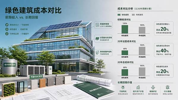 Sustainable Building Cost Comparison: Upfront Costs vs Long-Term ROI Explained