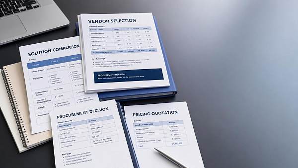 How to Structure a Solution Comparison for Better Vendor Selection Decisions