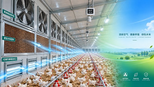 How to Specify Energy-Efficient Poultry Ventilation for Broiler Houses