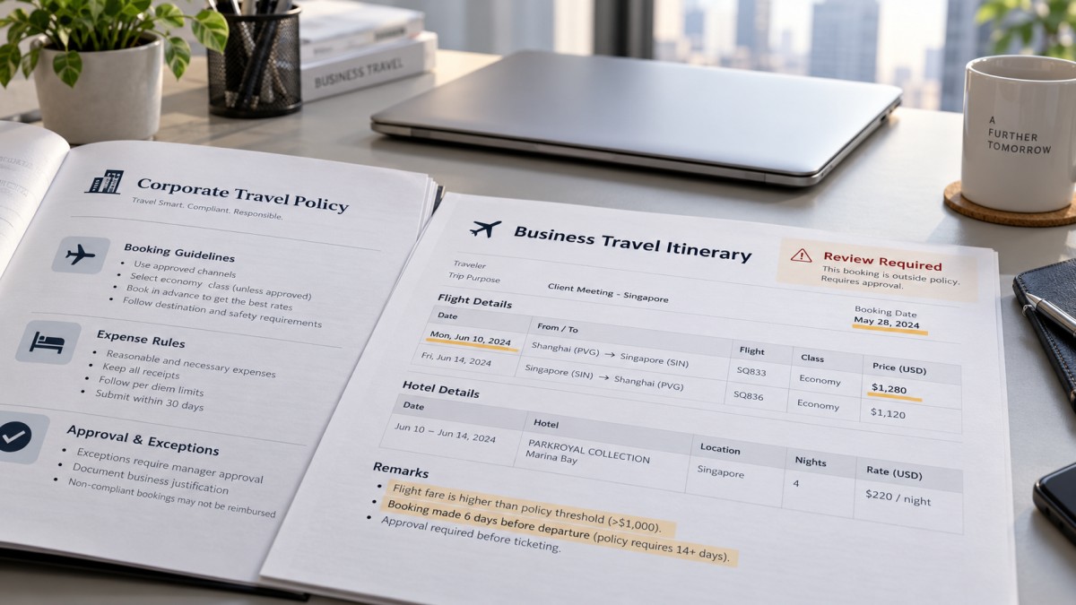 How Travel Policy Compliance Software Flags Out-of-Policy Bookings
