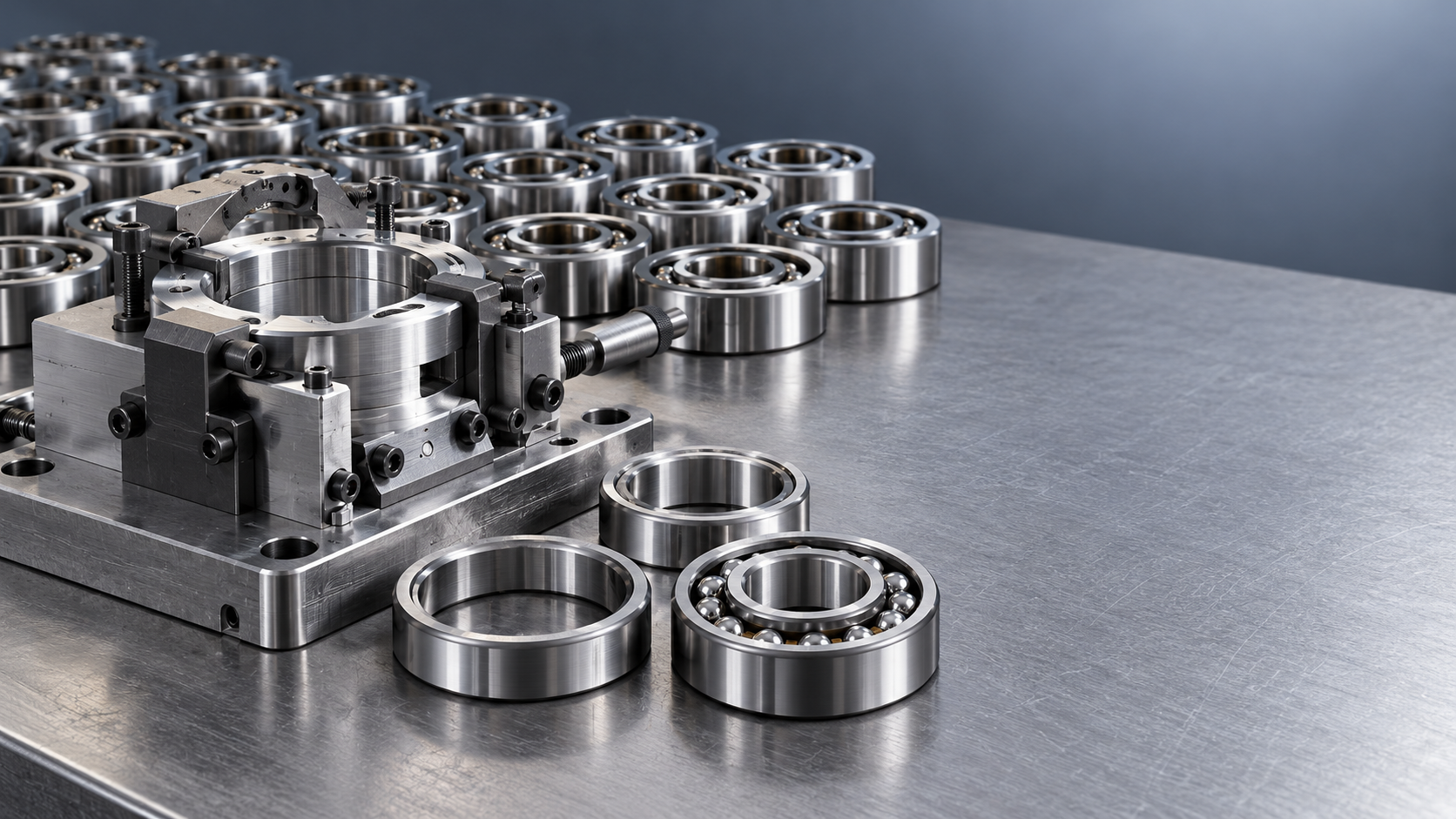 How order quantity affects tooling cost per unit for custom bearings