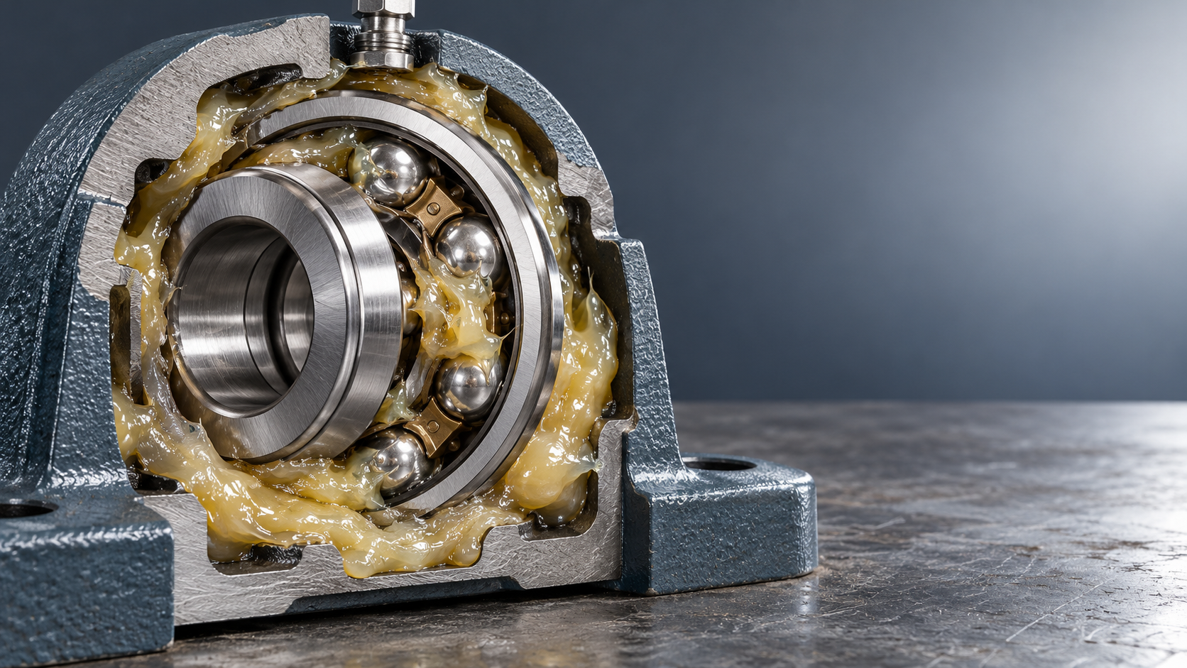 Why do deep groove ball bearings overheat after relubrication?
