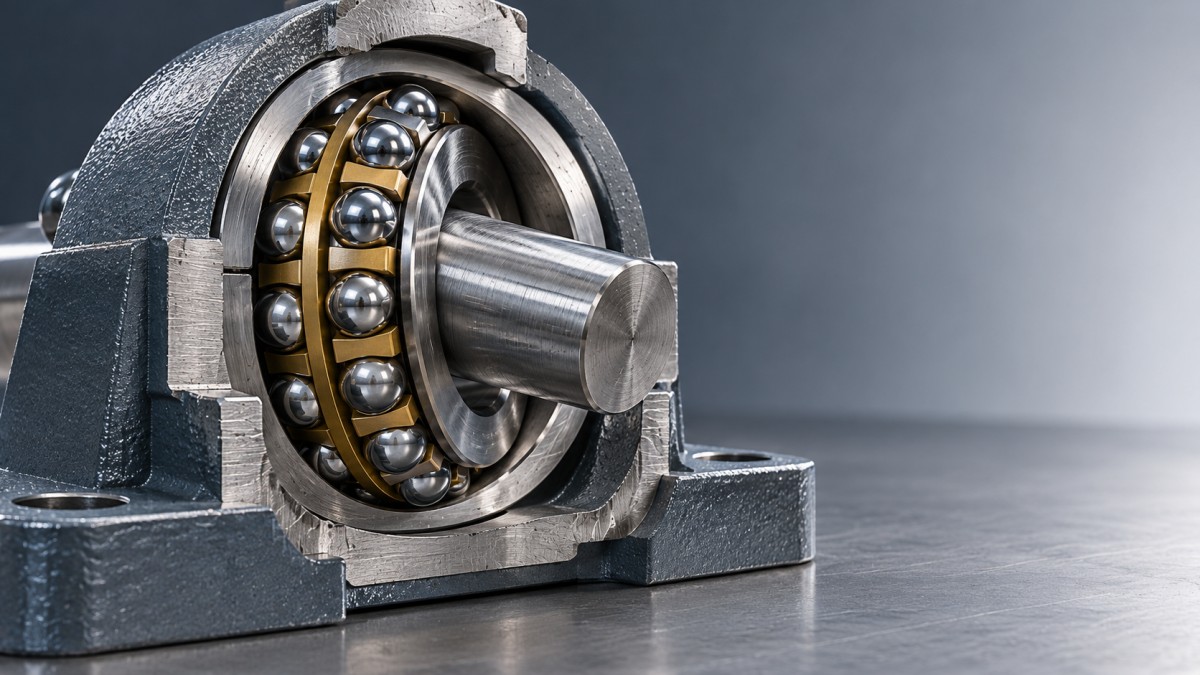 How much shaft misalignment can self-aligning ball bearings handle?