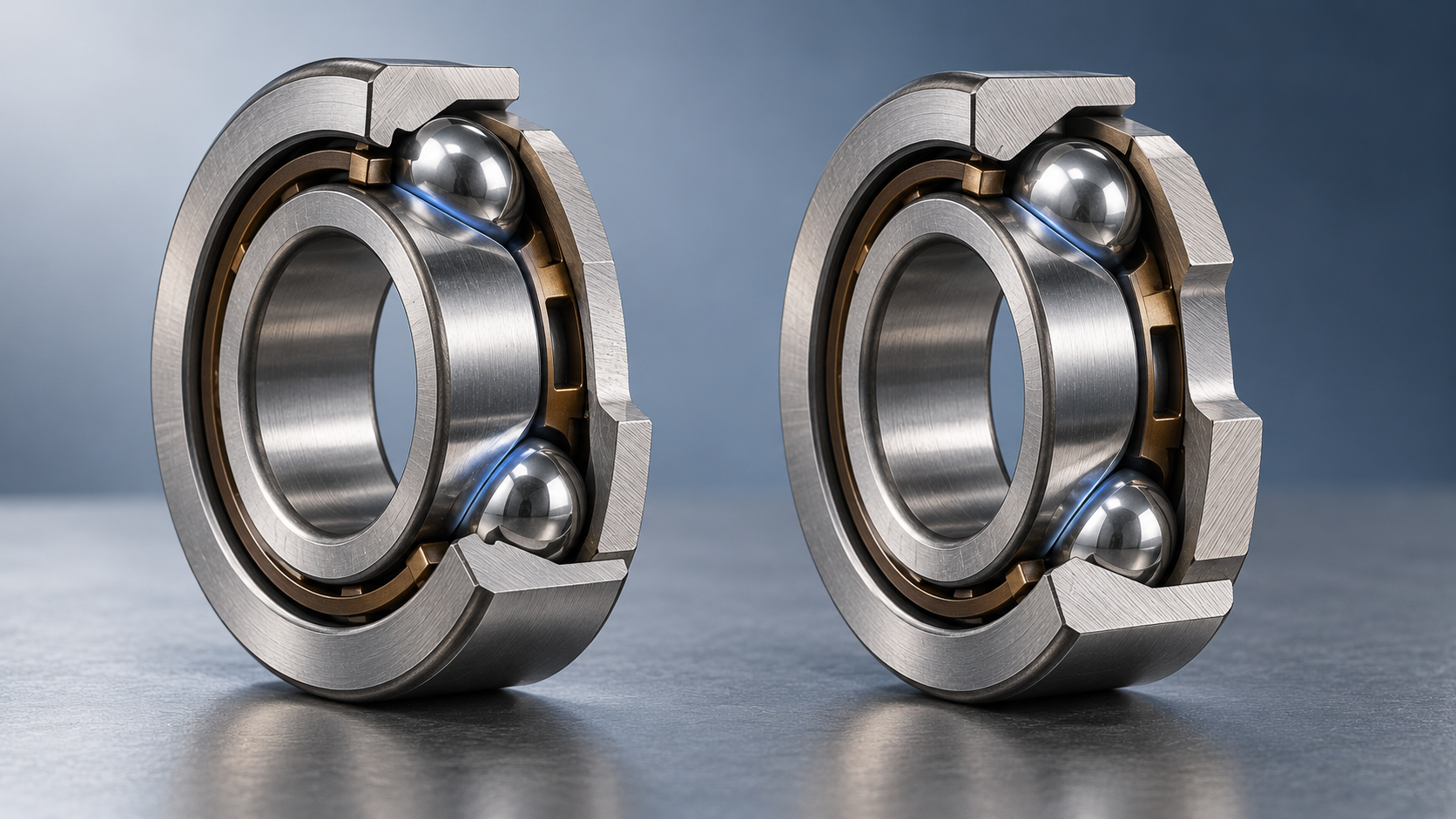 How contact angle affects axial load capacity in angular contact ball bearings