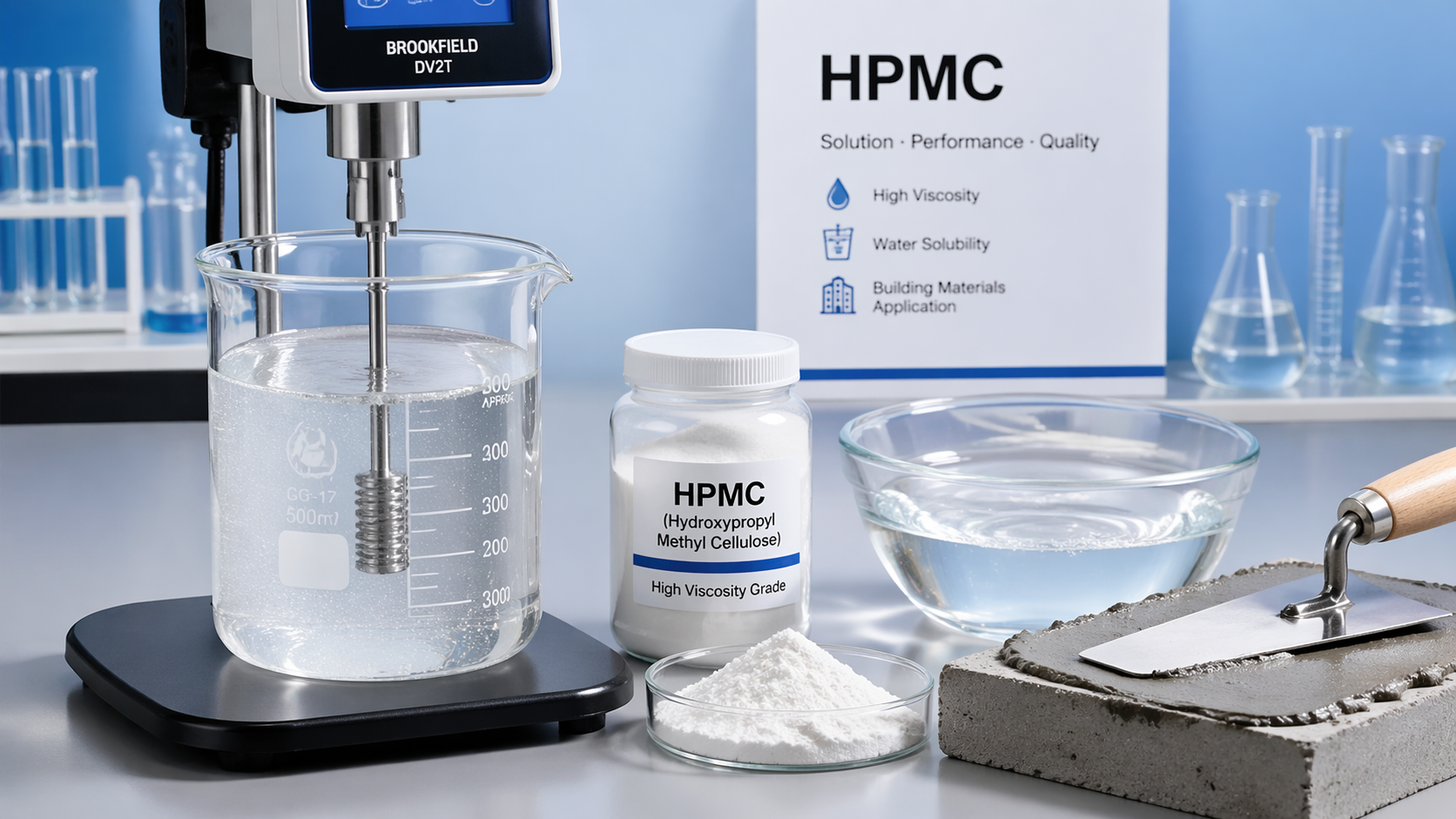 Как проверить показатели высокой вязкости HPMC
