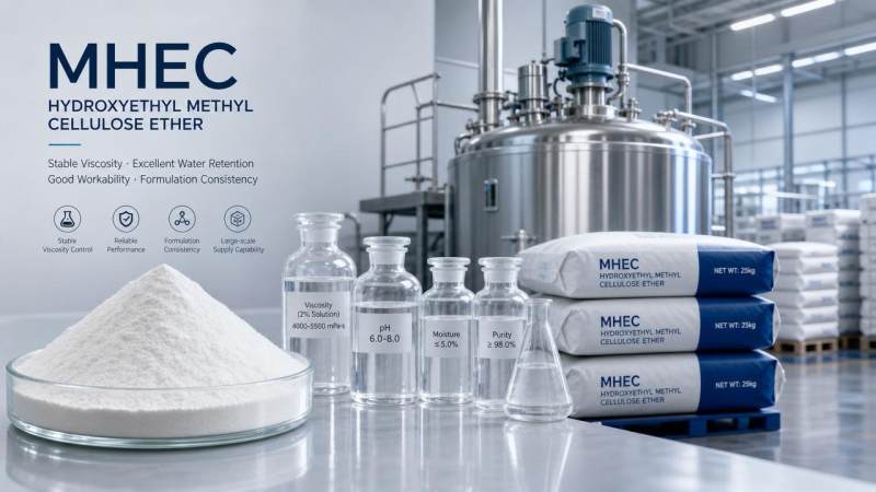 Прогноз рынка метилгидроксиэтилцеллюлозы (MHEC) на 2026 Прогноз рынка метилгидроксиэтилцеллюлозы (MHEC) на 2026
