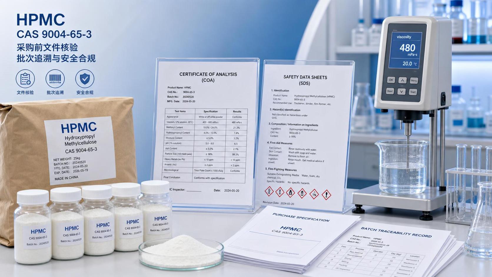 Как читать COA или SDS для CAS 9004-65-3 перед промышленной закупкой
