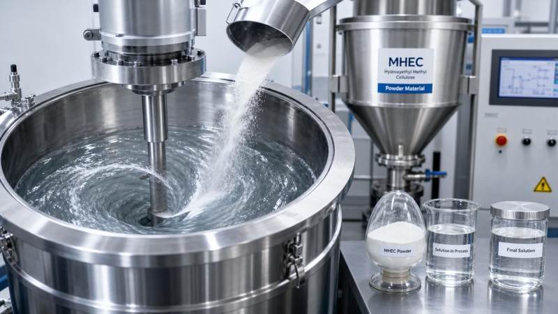أخطاء تطبيق MHEC التي تؤدي إلى تكتل، بطء الذوبان، أو خلط غير متساوٍ