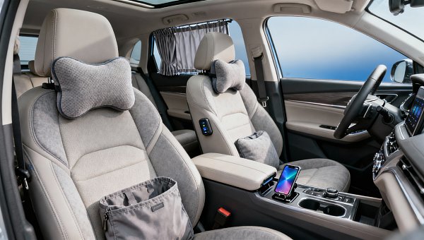 Which car accessories improve comfort on long drives?