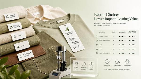 Sustainable Fashion Materials Compared: How to Evaluate Cost, Durability, and Claims