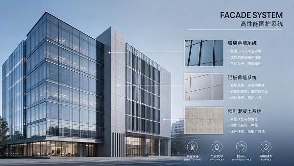 Architectural Facades Explained: Types, Materials, and How to Choose for Building Performance