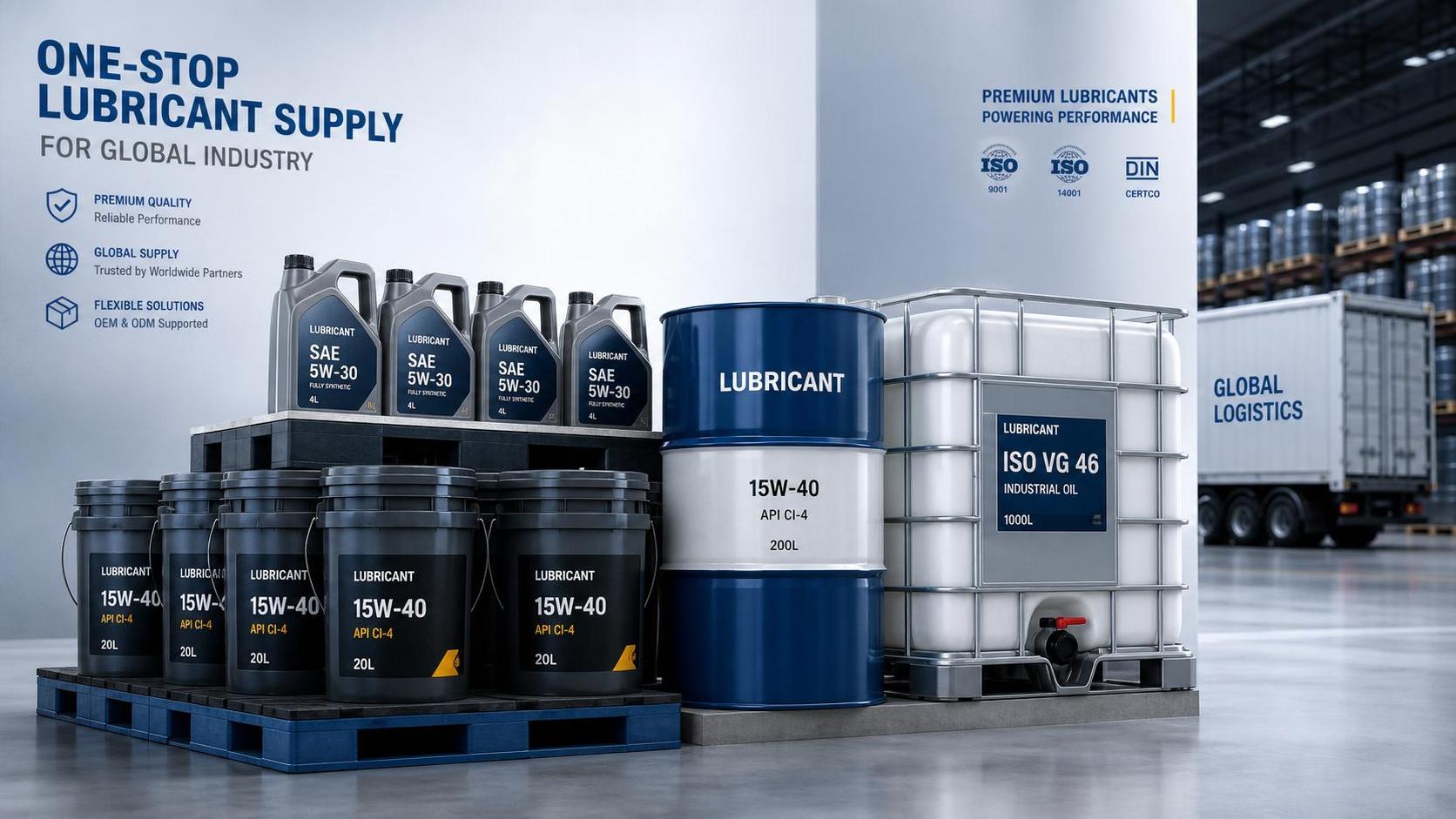 Lubricants Wholesale Buying Guide: Viscosity Grades, Packaging, and Supplier Terms