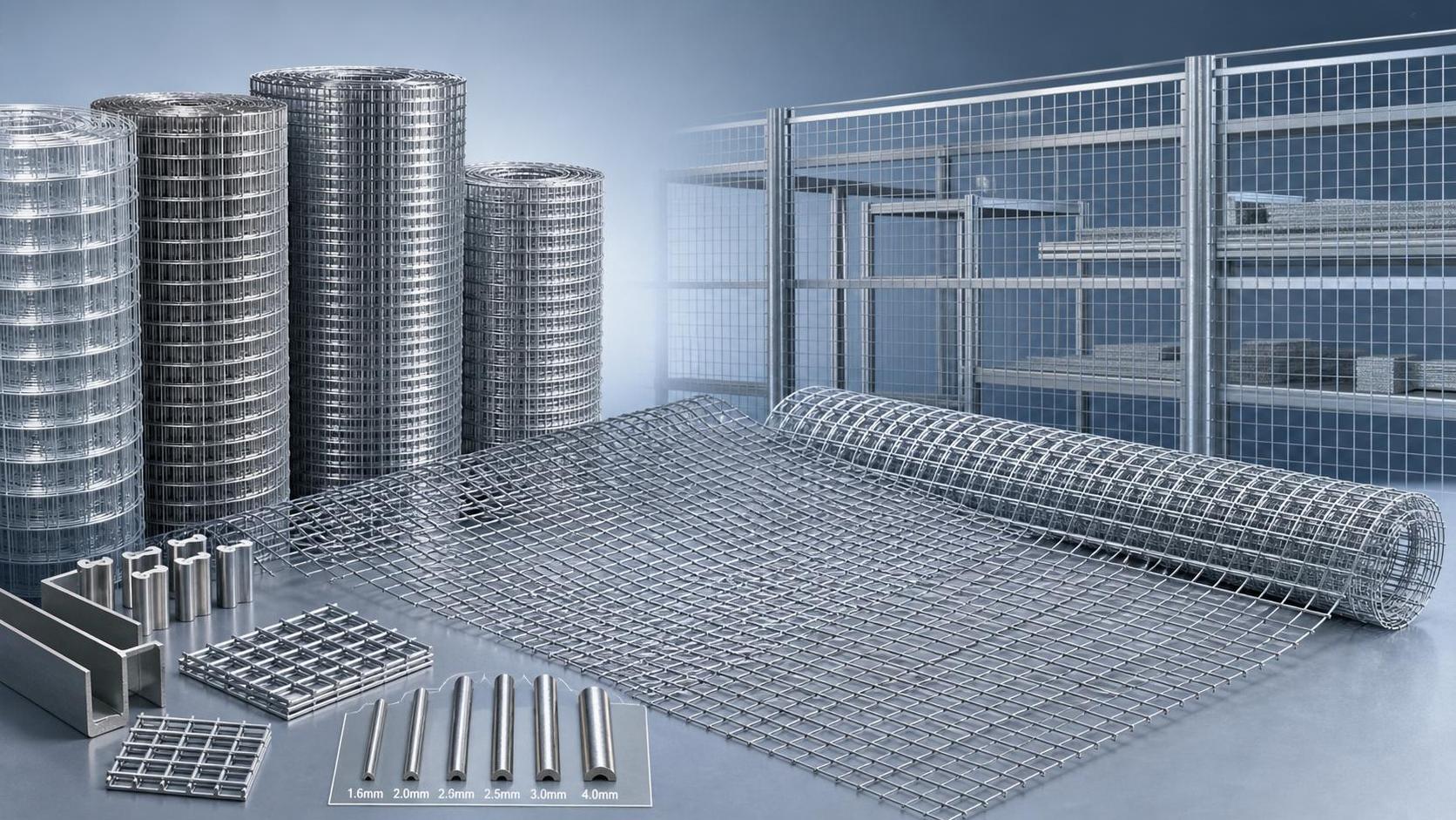 Galvanized Welded Wire Mesh Sizes, Gauges, and Coatings: How to Compare Options