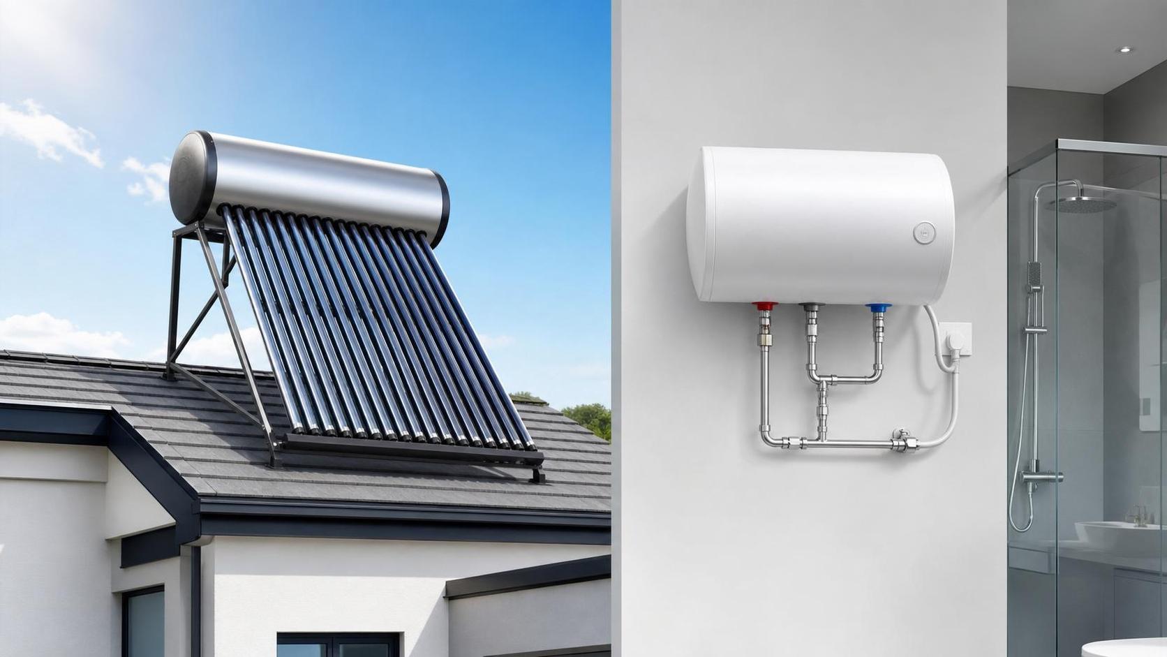 Solar Water Heaters vs Electric Geysers: Which Option Fits Household Usage and Budget?
