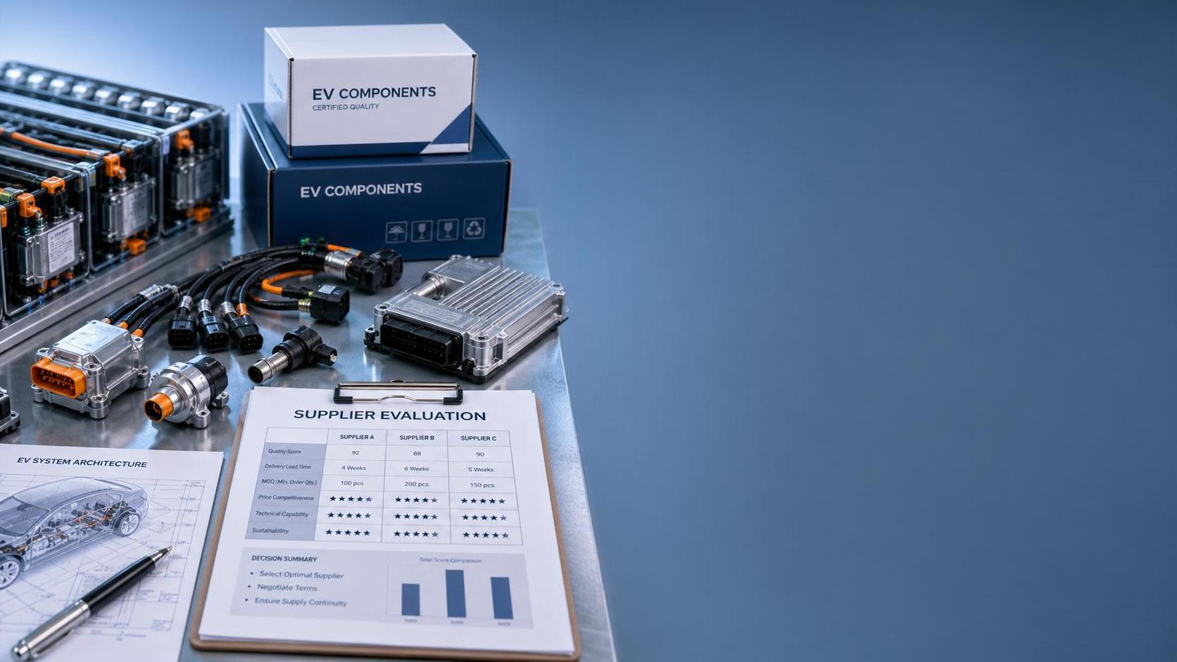 Sourcing Guide for EV Components: How to Compare Suppliers, Lead Times, and MOQ