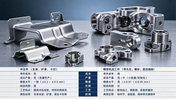 Stamped Aftermarket Parts vs Machined Parts: Which Option Fits Cost and Volume Targets?