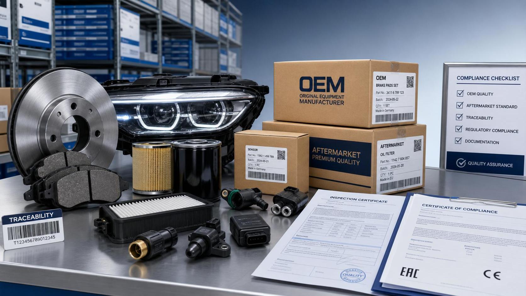 Sourcing Automotive Parts in Europe: OEM, Aftermarket, and Compliance Checks Explained