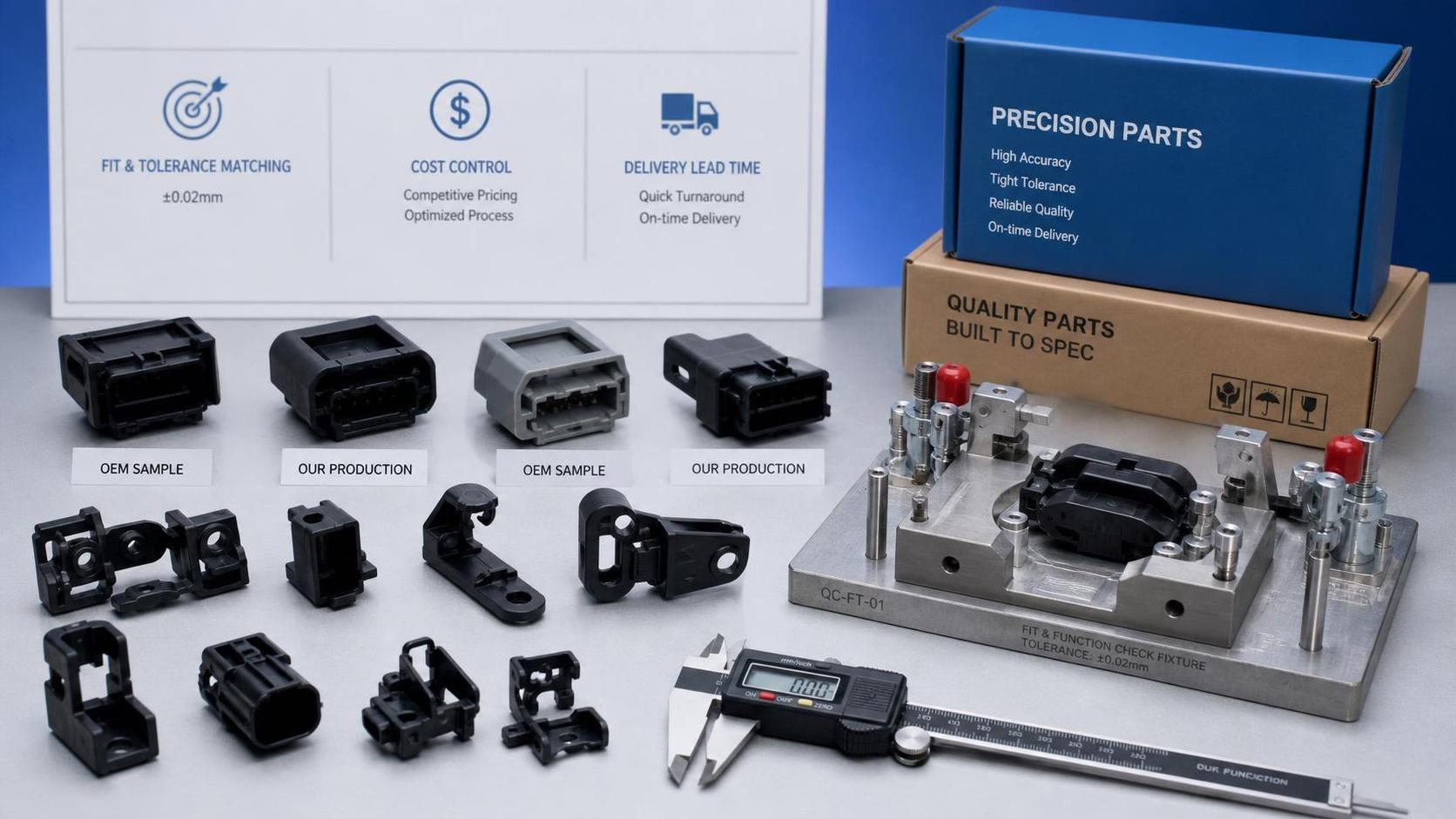 Injection Molded Aftermarket Parts vs OEM: How to Compare Fit, Cost, and Lead Time