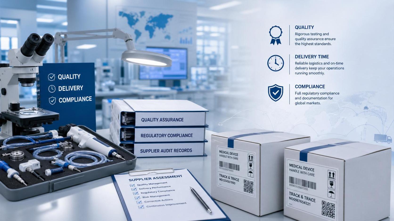How to Evaluate a Medical Technology Supplier for Quality, Lead Time, and Compliance