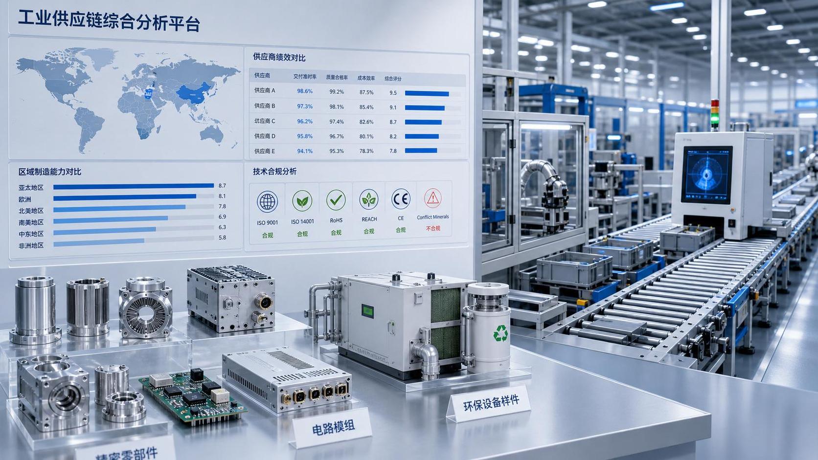 Using Global Industrial Insights and Performance Data to Benchmark Suppliers and Regions