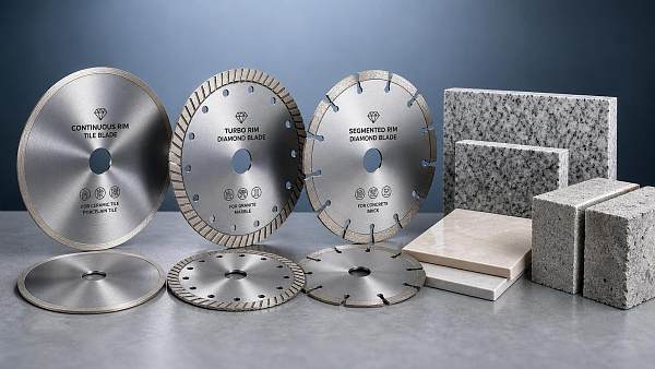 Diamond Saw Blades for Stone, Tile, and Concrete: How to Choose the Right Type