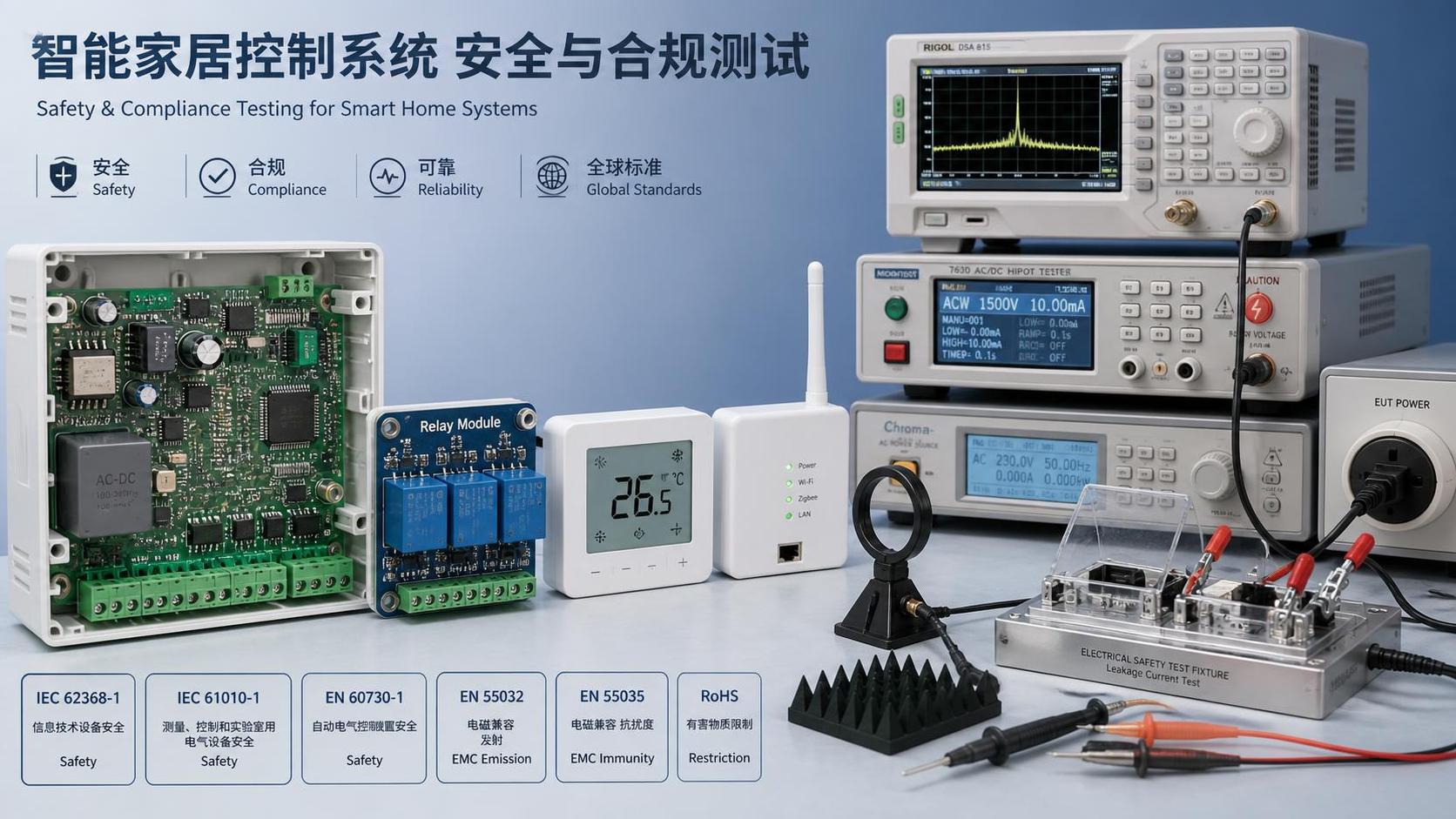 How to verify whether home control systems testing standards meet safety requirements