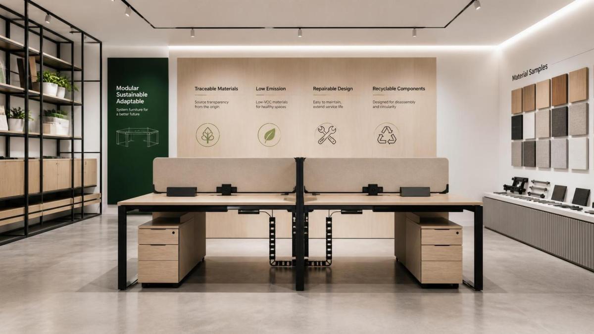 How to verify sustainable materials in modular systems furniture How to verify sustainable materials in modular systems furniture